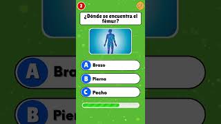 ✅ Quiz de Anatomía  ⏰🤓📚 | Trivia Quiz #quiz #trivia #shorts