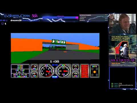 2:08.35 Hard Drivin' (GEN) World Record Speedrun