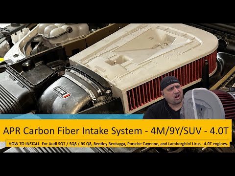 How to Install APR Carbon Fiber Intake System - 4M/9Y/SUV - 4.0T Audi, Porsche, Bentley, Lamborghini