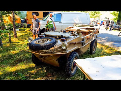 Schwimmwagen Kfz K2s Volkswagen Kdf 166 - Außen- und Innendetails