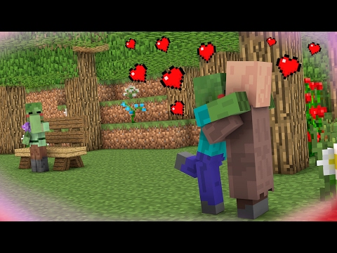 Monster School: Valentine's Day - Minecraft Animation