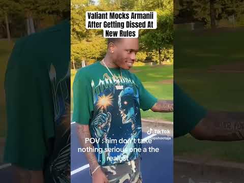 VALIANT LAUGHS AT ARMANII FOR DISS HIM AT NEW RULES #valiant #armani #newrules2025 #dancehall