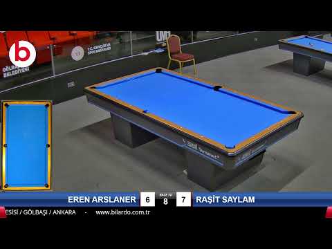 EREN  ARSLANER & RAŞİT SAYLAM Bilardo Maçı - 