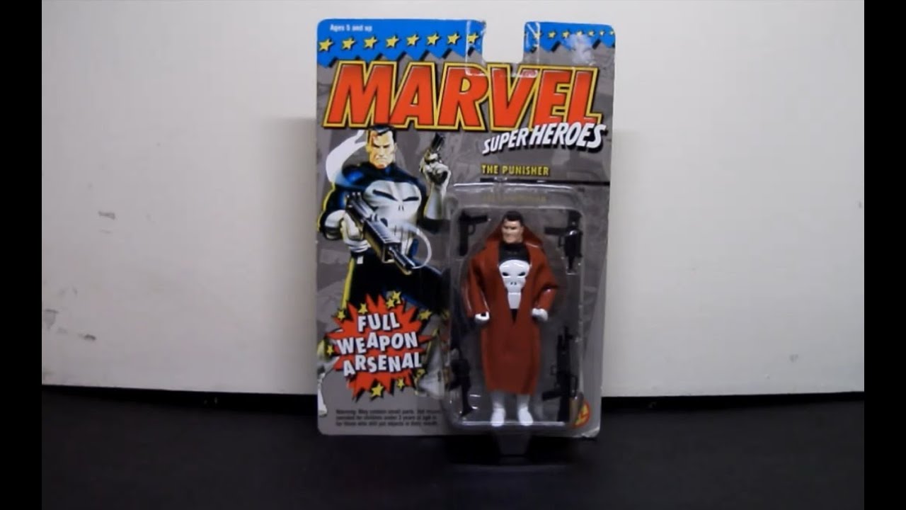 Toy Biz Marvel Superheroes 1994 The Punisher Figure Review