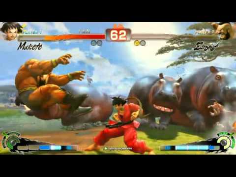 SSF4 AE: Shiro (Makoto) vs Zangitan (Zangief) - Godsgarden 4 Pools