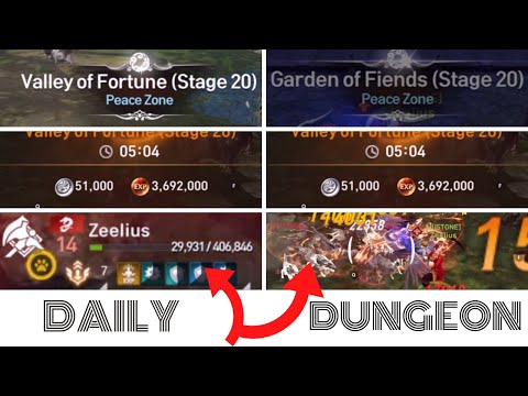 Destroyer Daily Dungeon Level 20 - Blade and Soul Revolution