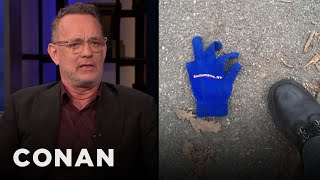 Tom Hanks Is Obsessed With Lost Gloves | CONAN on TBS