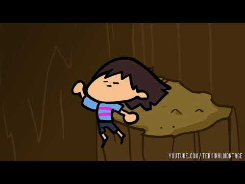 Frisk falling into the Underground for 10 Minutes (Something About Undertale) - Bone Fracture ASMR