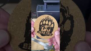 LaserPecker Rectangular Corkwood Label Video