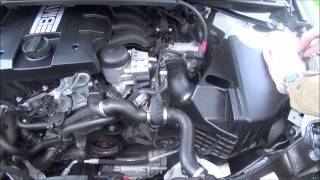 How to change the Air Filter on a BMW 318i with the N43 engine E90, E91, E92 & E93