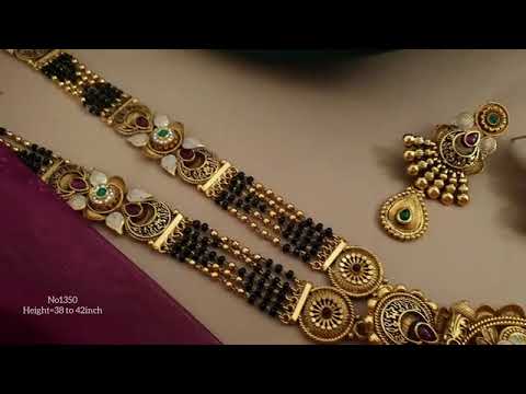 Rajwadi Heavy Mangalsutra set - Brass quality