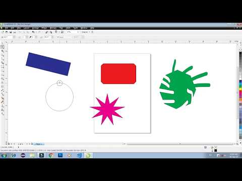 Corel Draw tools step by step Part 1 How to use corel draw tools in Computer