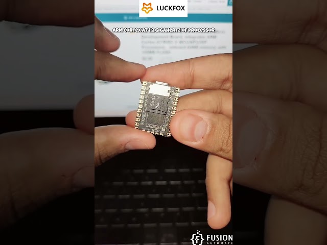 Vídeo relacionado con LUCKFOX-Pico-MAX with Ethernet Port - Mini Linux Development Board with Rockchip RV1106G3 Chip, 256MB Memory, for Robots, Drones and Other Intelligent Equipment Development