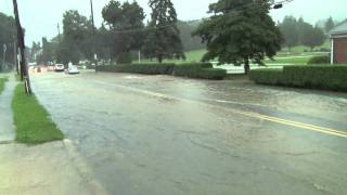 Flooding in front of White Rose Hobbies, Mt. Rose Ave York, PA
