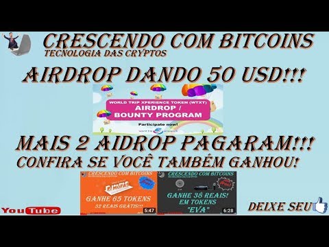 MAIS 2 AIRDROP PAGARAM E MAIS UM AIRDROP DANDO 50 USD!!!