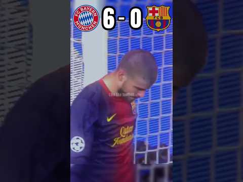 Bayern Munchen vs Barcelona highlights ll 7-0 All goals in semi final UCL 2013 #shorts