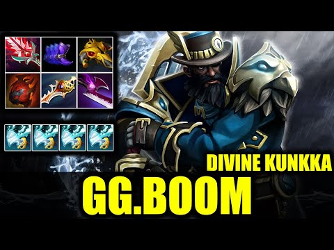 🔥 AMAZING DIVINE KUNKKA - GG.BOOM - 17 Kills - DOTA 2 Pro Game Highlights
