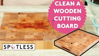5 Ways to Clean and Maintain a Wood Cutting Board | Spotless | Real Simple