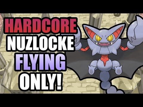 Pokémon Platinum Hardcore Nuzlocke - Flying Types Only! (No items, No overleveling)