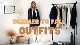 Transitional Summer to Fall Outfit Ideas