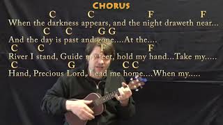 Precious Lord, Take My Hand (Hymn) Ukulele Cover Lesson in C with Chords/Lyrics