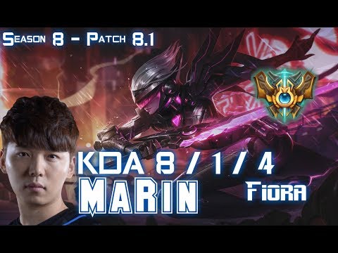 MaRin FIORA vs MAOKAI Top - Patch 8.1 KR Ranked
