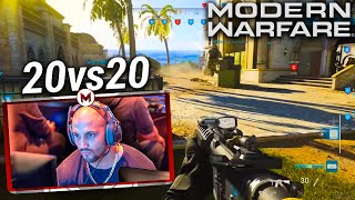 Modern warfare et mrlev12 à l’ancienne nouveau mode 20vs20 