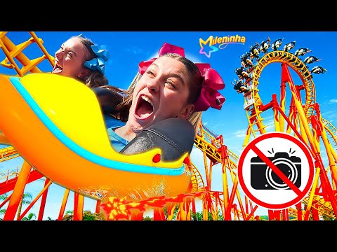 REGRAS DE CONDUTA NO PARQUE DE DIVERSÃO NAS FÉRIAS COM A MILENINHA