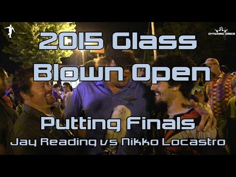 The Disc Golf Guy - Vlog #362 - 2015 Glass Blown Open Putting Championships - Locastro vs Reading