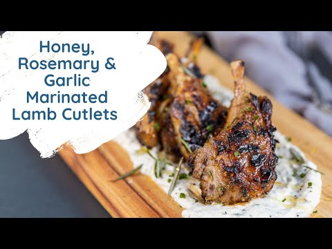 Juicy Honey-Rosemary Lamb Cutlets | Ready in 30 Minutes