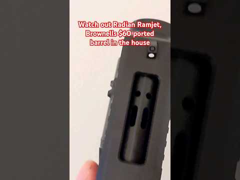 Radian Ramjet + Afterburner killer, Brownells $60 ported barrel and Windowed slides - Review coming
