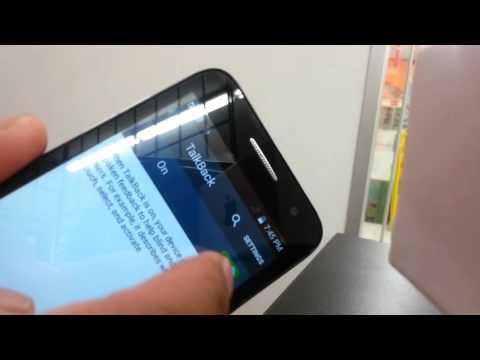 How to turn off Talkback on Alcatel onetouch Elevate Boost Mobile