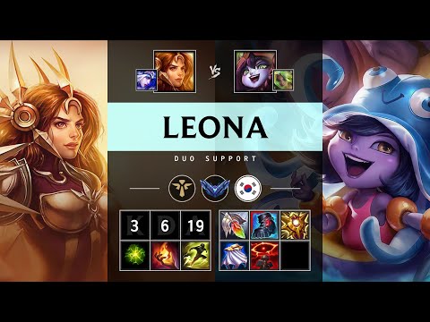 Leona Support vs Lulu - KR Diamond Patch 25.18