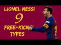 Lionel Messi ● Top 9 Free-kick Technique ► 89MIN