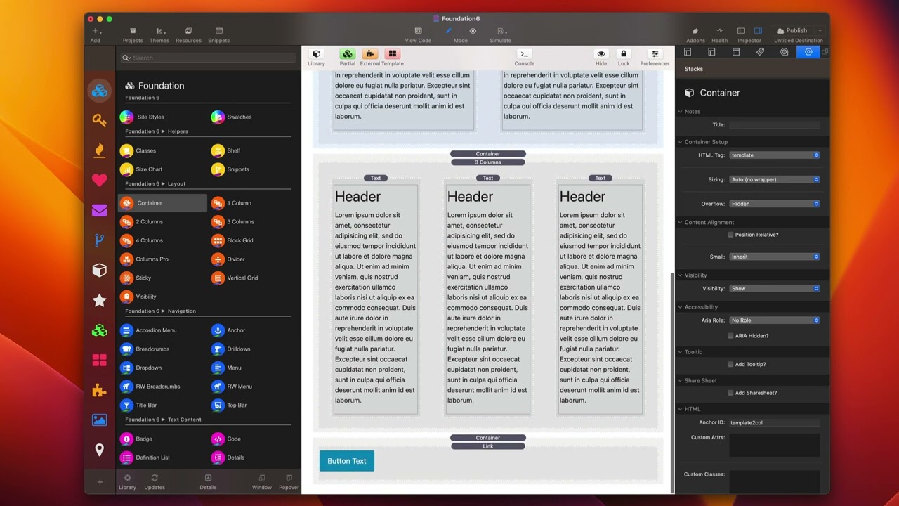 Foundation 6 Copy to Clipboard and how to use with Total CMS