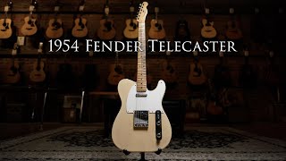 Video thumbnail for 1954 Fender Telecaster by Emerald City Guitars