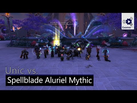 Spellblade Aluriel Mythic Nighthold - Unic (Gorgonnash) [Ele PoV]