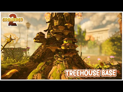 Cozy Treehouse Base | Creative Mode | Grounded 2 Speed Build