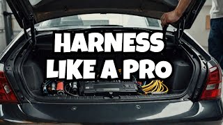 Trunk wiring harness repair.