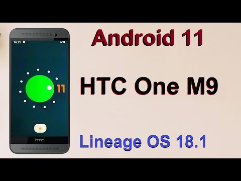 How to Update Android 11 in HTC One M9 (Lineage OS 18.1) Custom Rom Install and Review