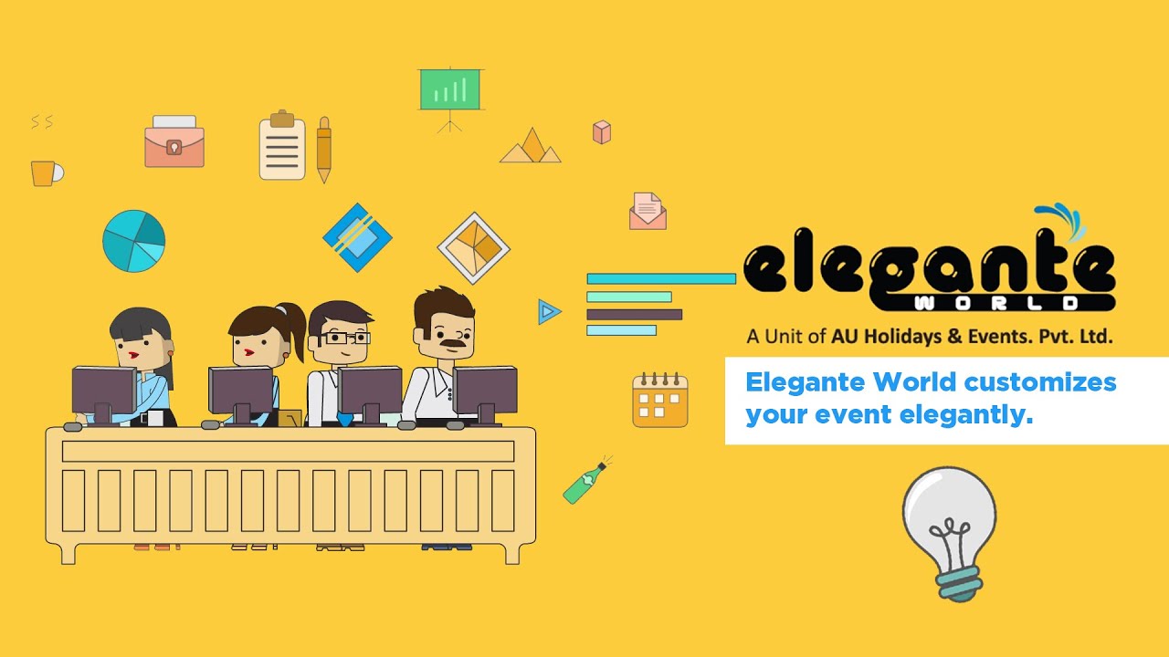 Elegante World- Customise your event elegantly | Explainer Video Elegante World- Customise your event elegantly | Explainer Video
