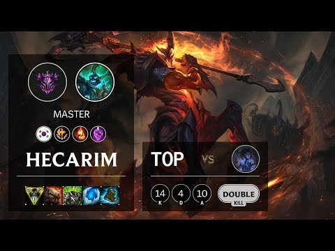 Hecarim Top vs Sylas - KR Master Patch 10.6