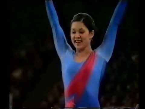 Nellie Kim (URS), BB, 1980 Soviet Gymnastics Display London