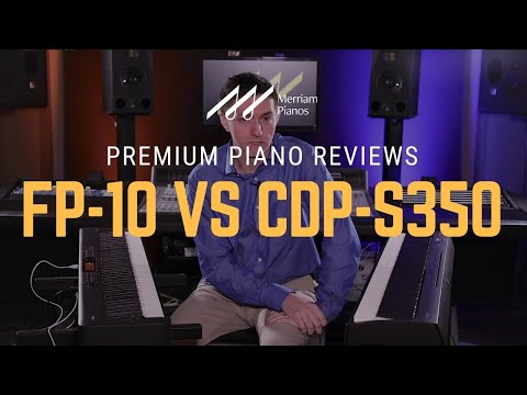 🎹Roland FP-10 vs Casio CDP-S350 Digital Piano Comparison - Excellent Beginner Pianos🎹