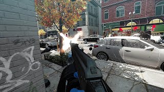 Payday 2 VR Gameplay 2022 | Big Shootout In The Streets | No Commentary