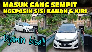 Download lagu Cara mudah masuk gang sempit dan ngepasin sisi kanan/kiri body mobil mp3