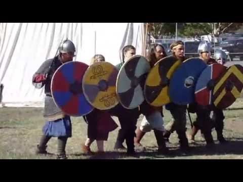 The Black Axe Viking Shield Wall