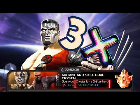 New Dual 5 Star Mutant and Skill Crystal Opening | Mcoc