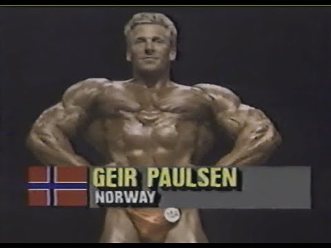 Geir Paulsen - 1987 IFBB Mr. Universe - Heavyweight 2nd Place