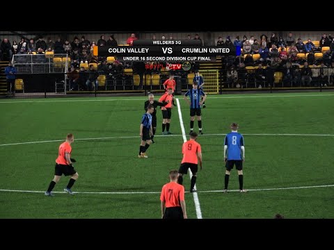 Colin Valley v Crumlin United - Under 16 Second Division Cup Final - January 2022